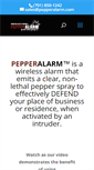 Mobile Screenshot of pepperalarm.com